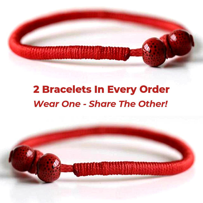 Pink mango red string bracelet Clearance