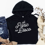 ALL PANIC NO DISCO CROPPED HOODIE