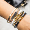 Chingona Gold mantra bracelet