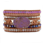 Violet Shores Wrap Bracelet